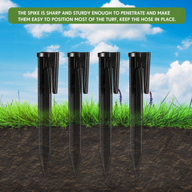 Wenqik lawn fence boundary setup image near pet fence highlights easy expansion