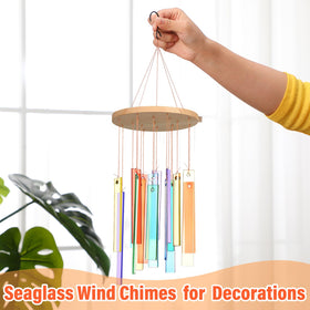 Wenqik outdoor wind chime in garden setting for soothing patio ambiance