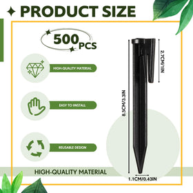 Wenqik plastic boundary stake closeup showcasing durable material for outdoor boundary layouts