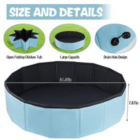 Wensdr chicken dust bath tub with large capacity fits up to ten chickens.