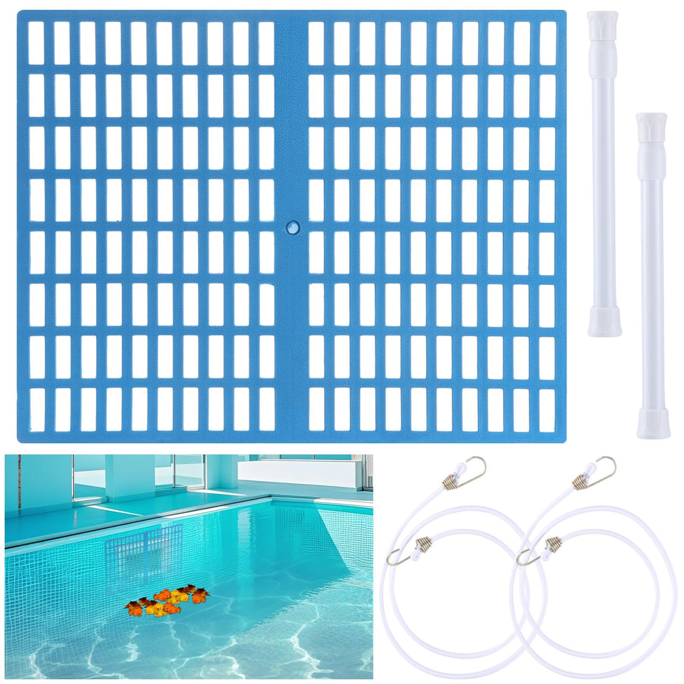 Wensdr Upgraded Skimmer Guard Kit blue overview showing complete set.