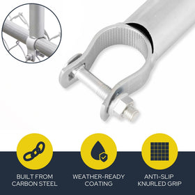Wenses knurled clamp top rail grip ensures stable installation