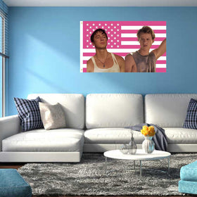 WENWELL dorm-party-decor-flag adds color to gatherings.