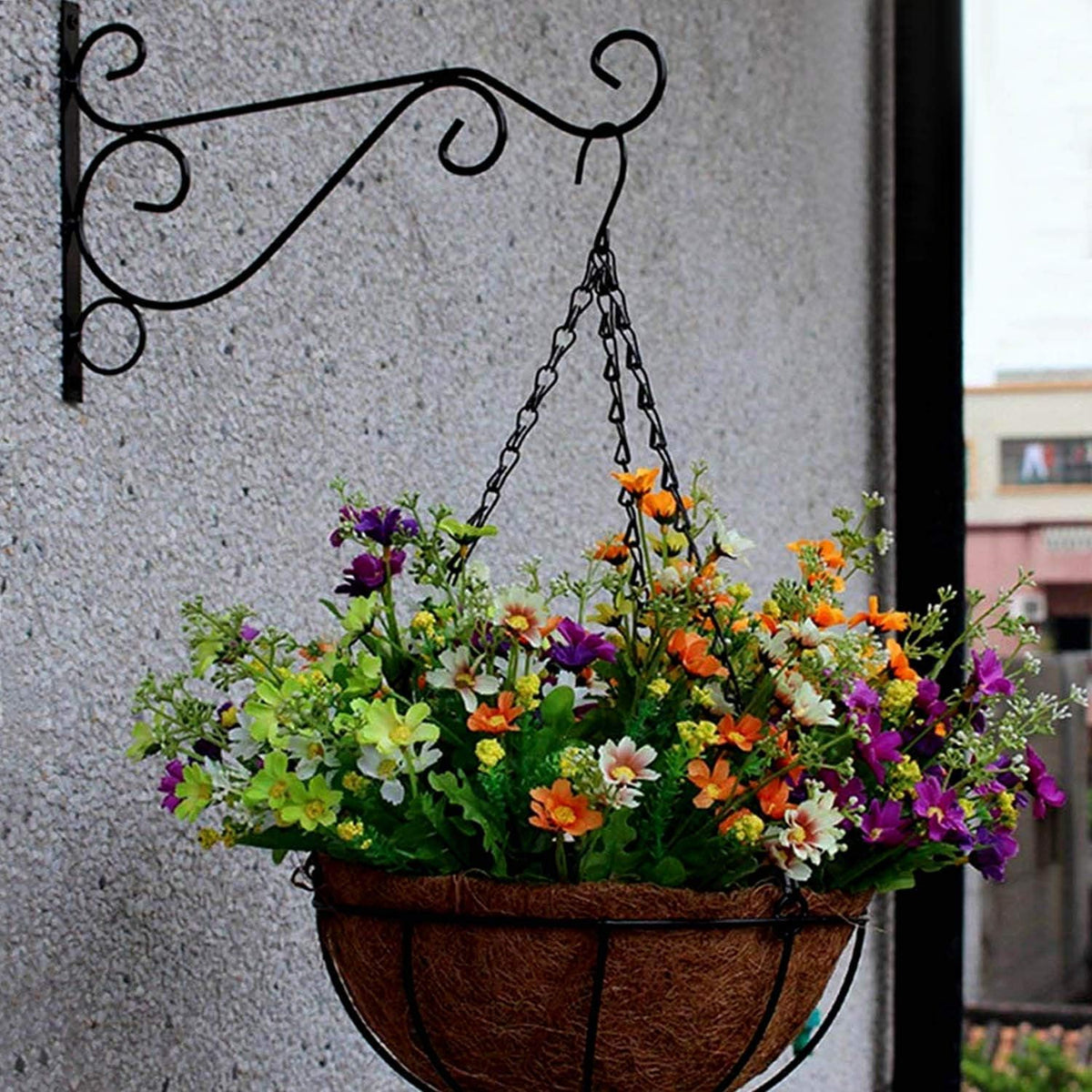 Weogot outdoor decor hook dimensions ensure stable support for hanging accessories.