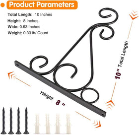 Weogot multi-use bracket ideal for bird feeders, lanterns, and holiday decorations.