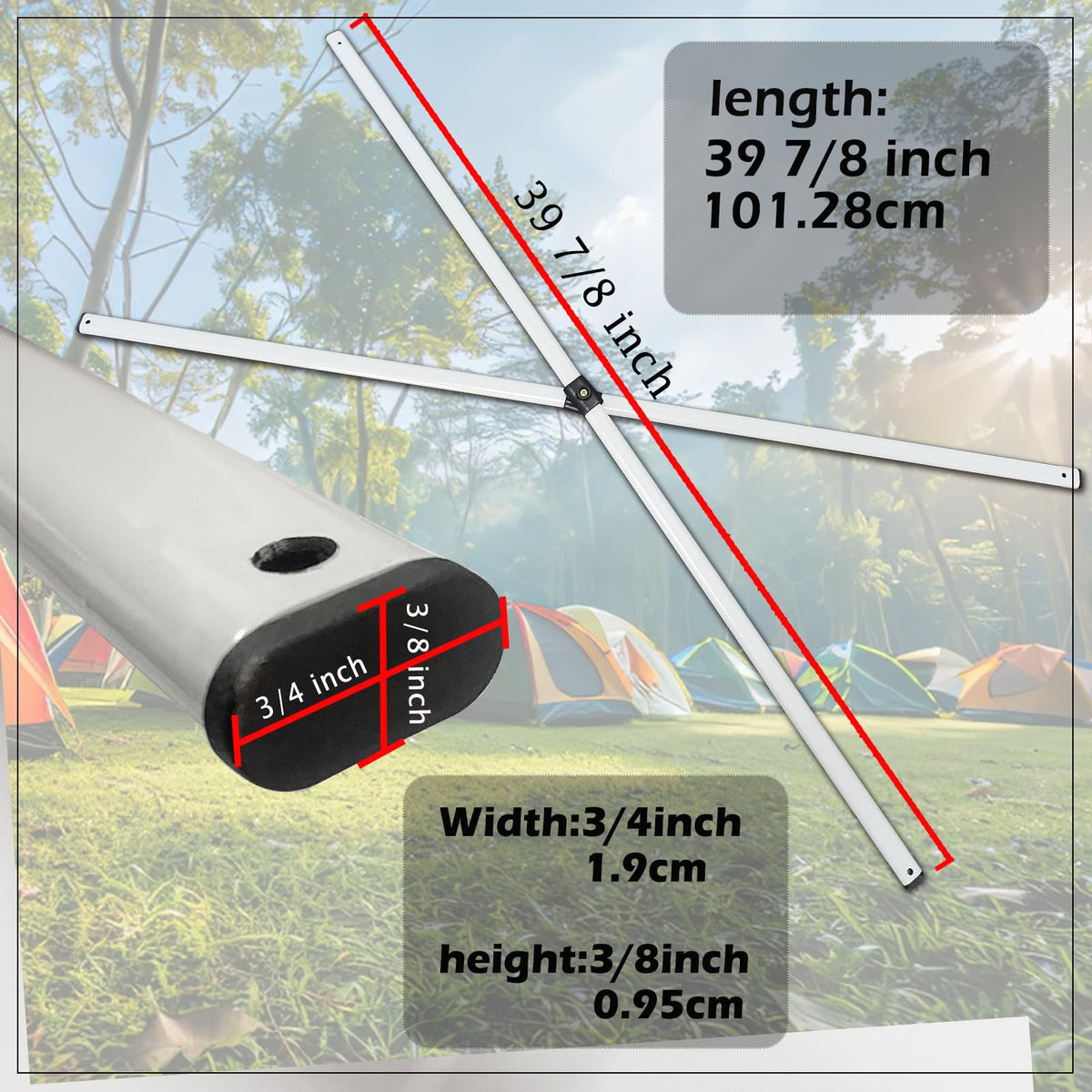 WeRChnpet replacement truss bar pack ready for outdoor canopy repairs.