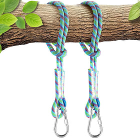 Werfeito tree swing rope set 12mm braided fibers for extra strength outdoors.