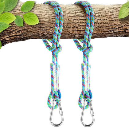 Werfeito tree swing rope set 12mm braided fibers for extra strength outdoors.