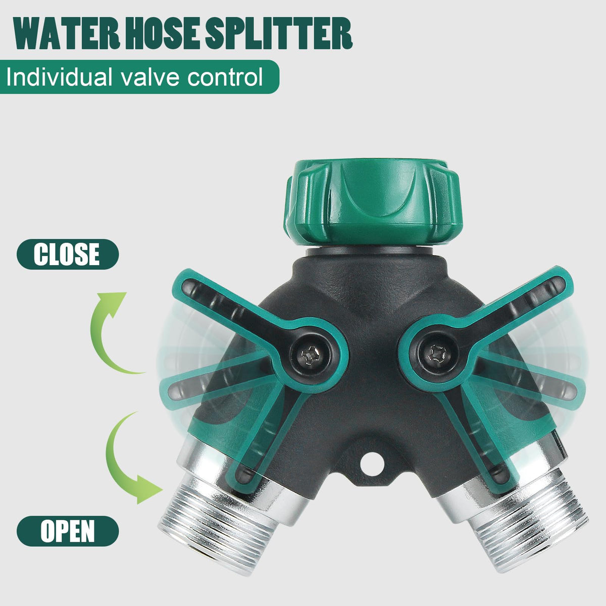 WERJOURU garden hose splitter rubber washers detail for reliable seals.