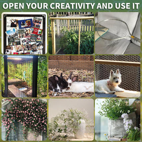 WERJOURU versatile crafts wire for gardens and decorative structures