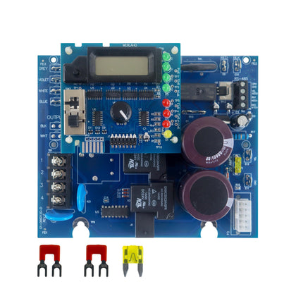 WERLAHO GLX-PCB-RITE main circuit board close-up for stable pool chlorination control.