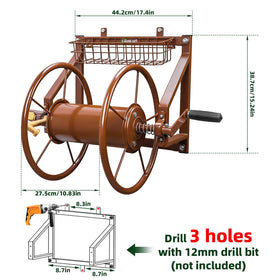 WERMAH heavy duty steel frame withstands weather and wear