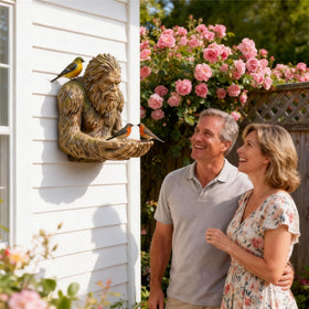WesGen Bigfoot Bird Feeder backyard gift for nature lovers.