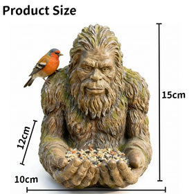 WesGen Bigfoot Bird Feeder hidden-hook installation for easy hanging.