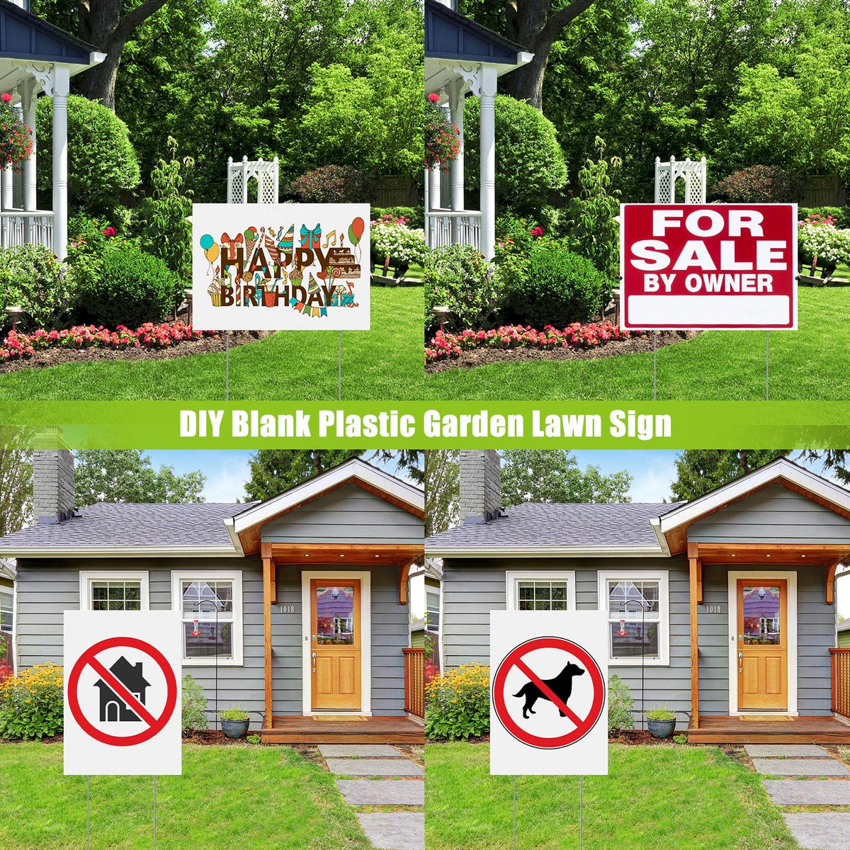 Wesiti multi-use yard sign 17x12 inches for events and rentals