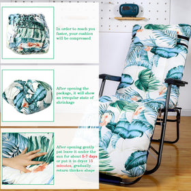 Wesiti lounge cushion side view shows depth and thickness for comfort