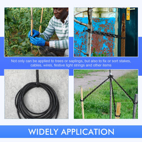 Wesiti reusable garden ties provide wind resilience across seasons.