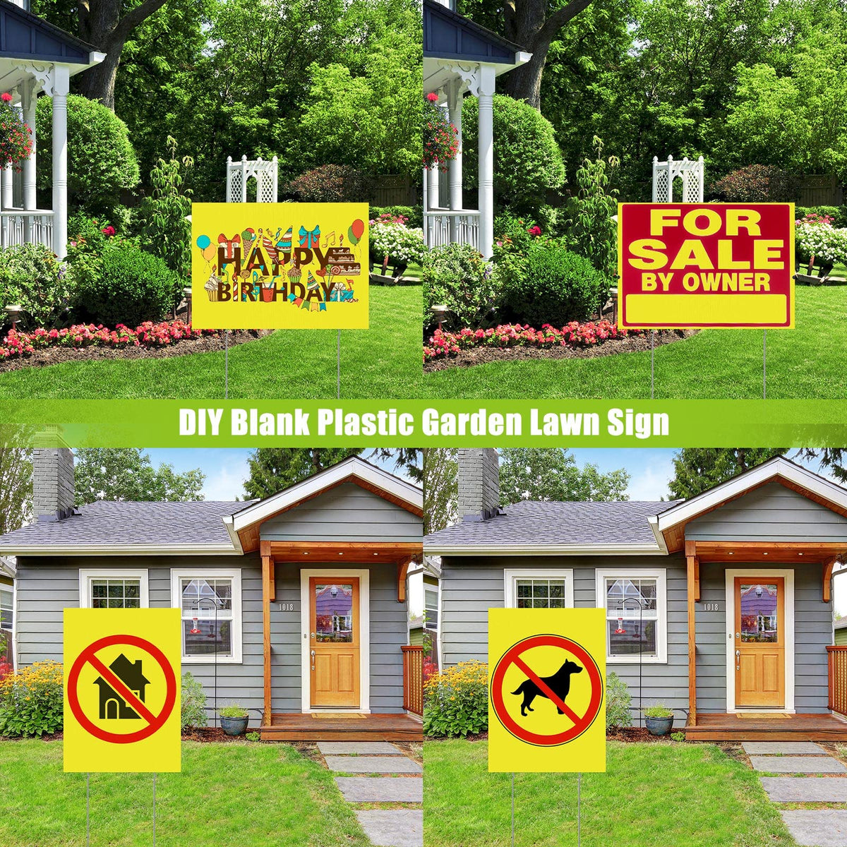 Wesiti waterproof corrugated plastic signs for outdoor use
