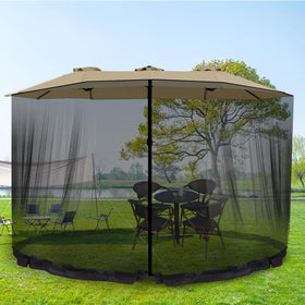 Wesnoy large coverage canopy enhances outdoor gatherings with breathable shade