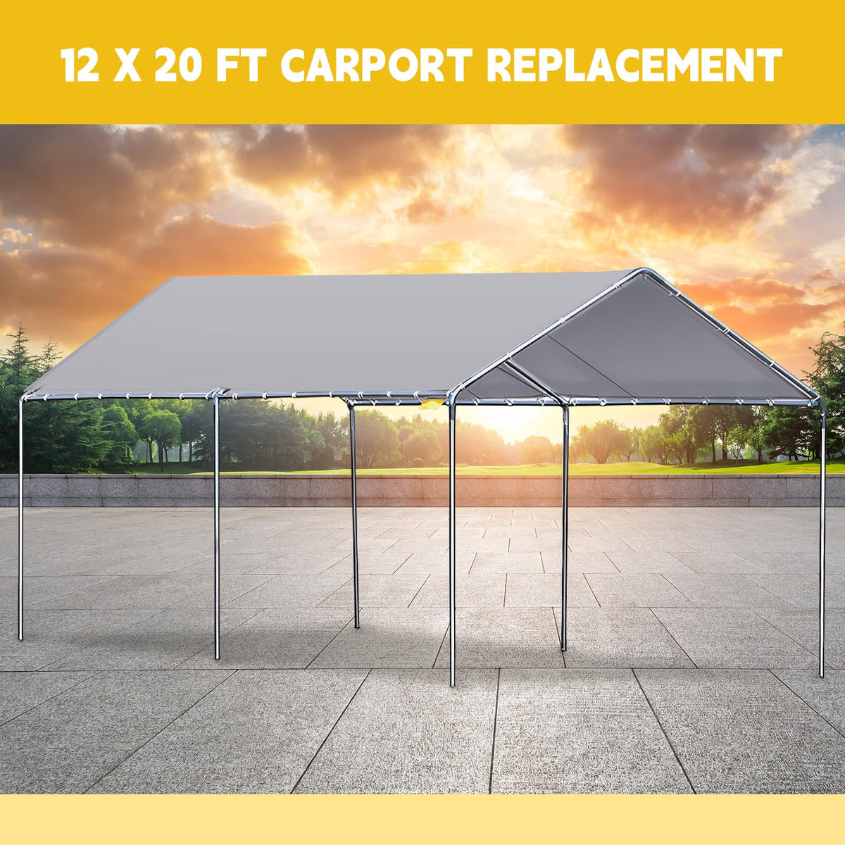 Waterproof and sun-resistant material protects vehicles and belongings