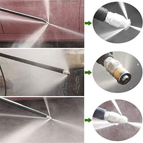 West Bay corner nozzle reaches tight corners for blockages.
