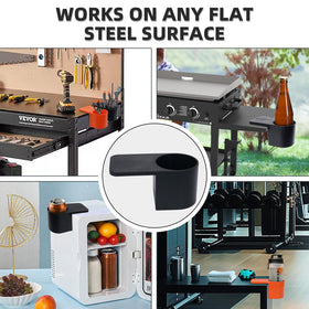 Westant drink holders hold beer or soda securely on the grill for easy access.