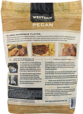 Western BBQ Prodcuts Cherry chips bag yields tangy, mild smoke for chicken and fish.