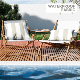 Western Home waterproof pillow covers ideal for patio and garden setups.