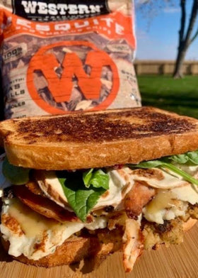 Western Post Oak BBQ Wood Chips 4 Pack lamb-friendly grilling yields balanced smoke with rich aroma.