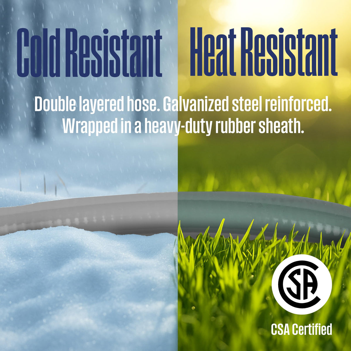 Westinghouse 15ft hose enables safe placement away from home for quiet operation