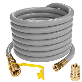 Westinghouse natural gas hose 25 ft with quick connect adaptor for safe home backup power