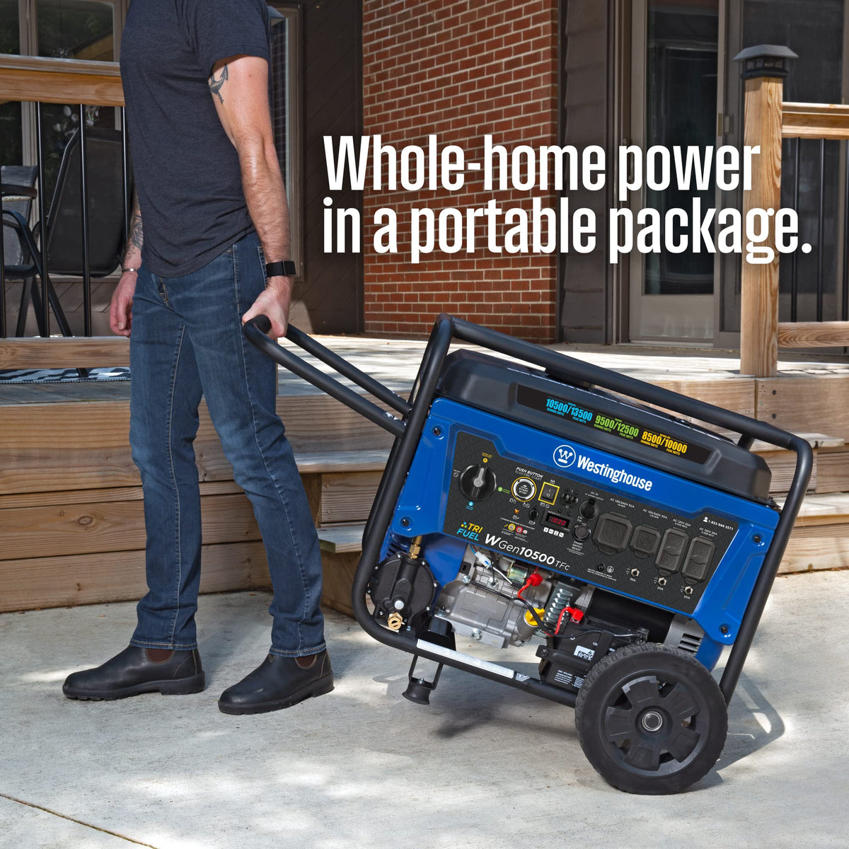 Westinghouse WGen10500TFc included accessories and setup kit