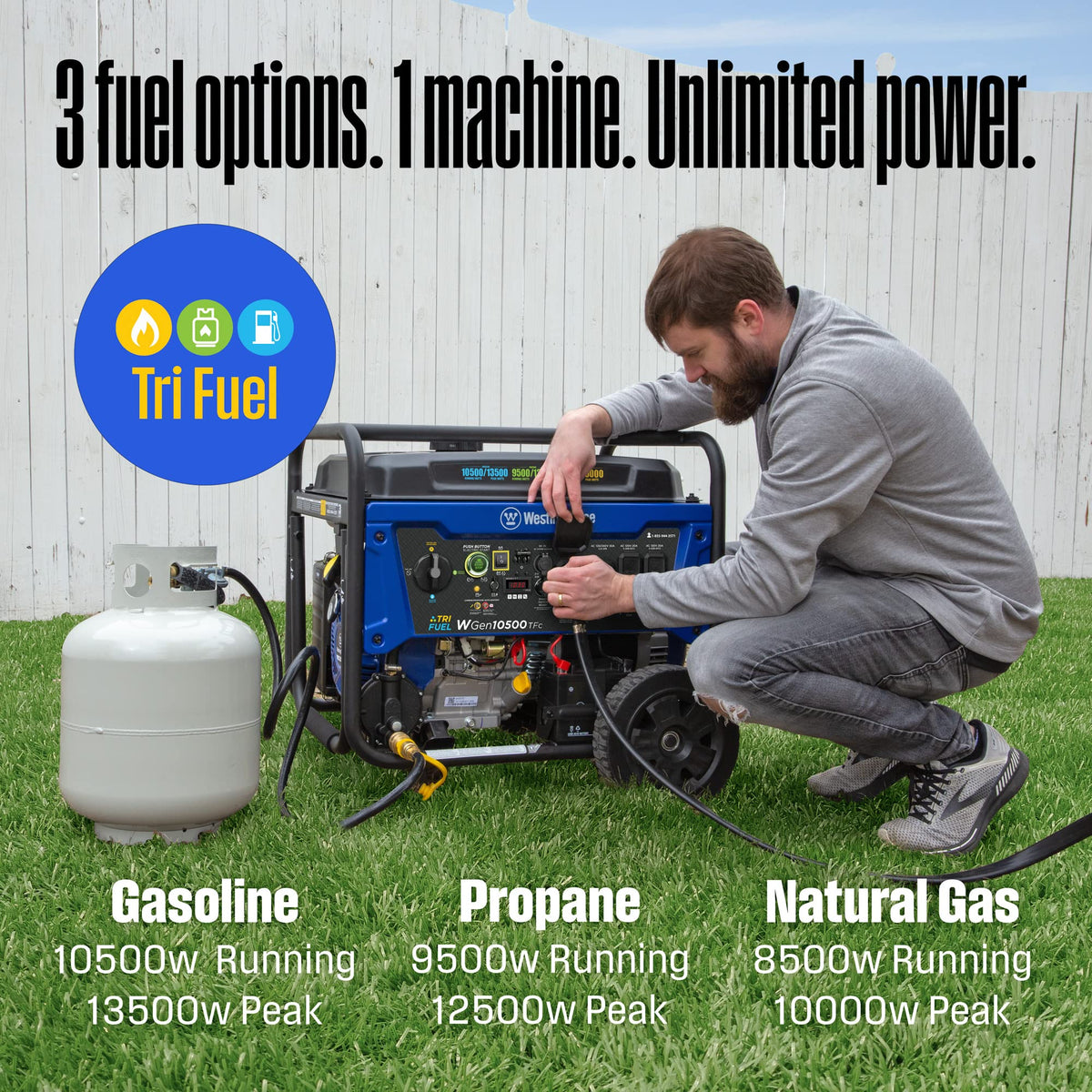 Westinghouse WGen10500TFc remote start feature in use
