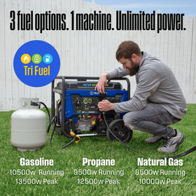 Westinghouse WGen10500TFc remote start feature in use