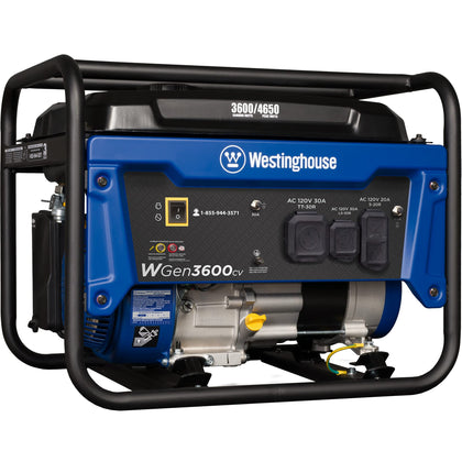 Westinghouse WGen3600CV CO sensor panel for safer portable power