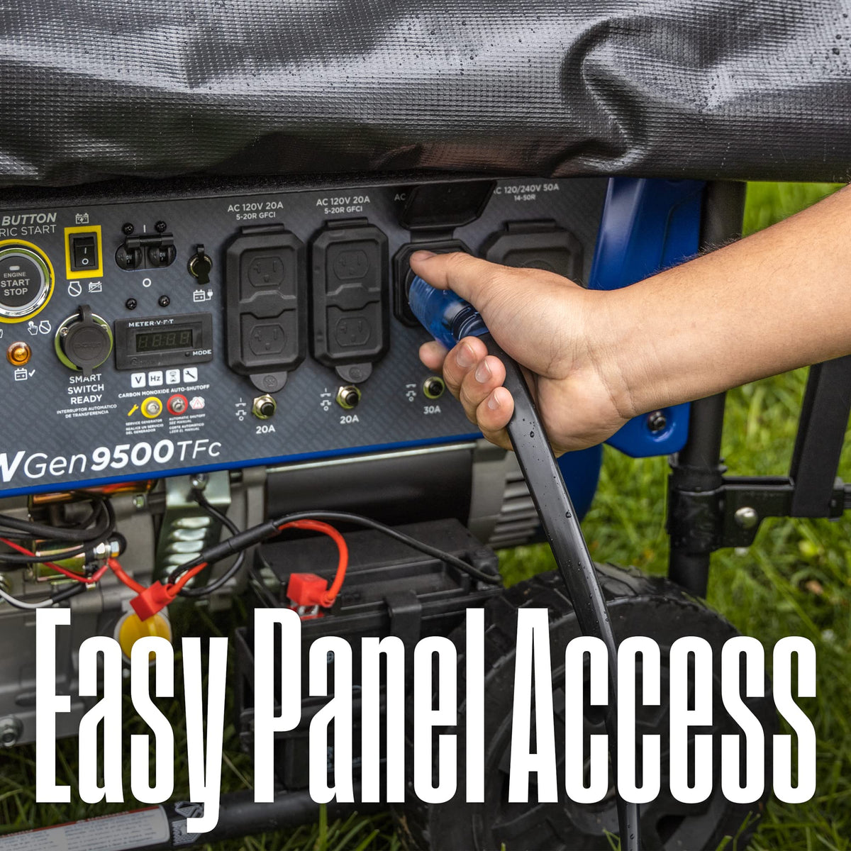 Easy, tool-free setup of the Westinghouse WGenTent for emergency use.