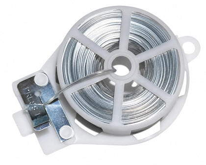 Weststone clear oval twist tie with cutter, 100 ft length, suitable for indoor and outdoor use.