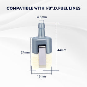 Echo SRM210 compatibility: felt filter for reliable fuel delivery.