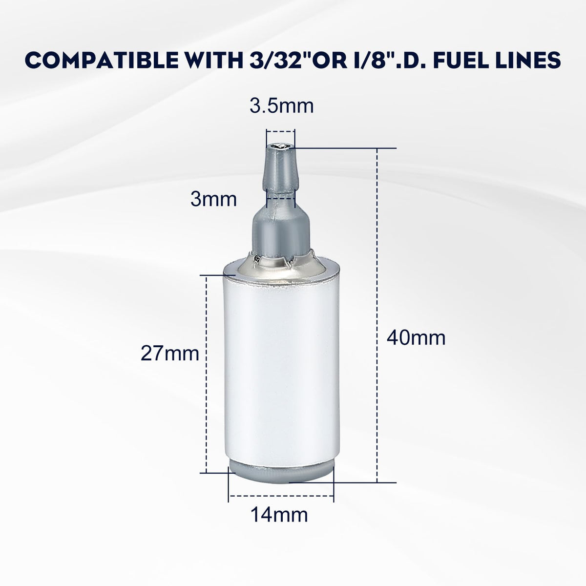 Wetenex fuel filter installation guide image assists quick, confident replacement.