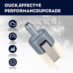 Six filters included for easy replacements during season.