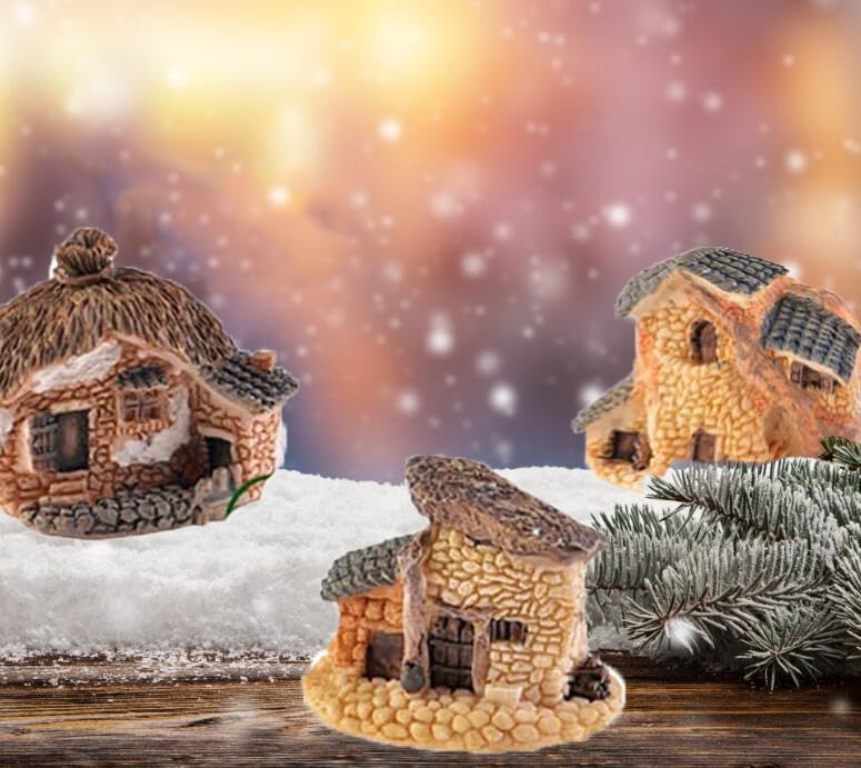 WETEPUXI waterproof, fade-resistant mini houses stay vibrant in outdoor or indoor gardens.
