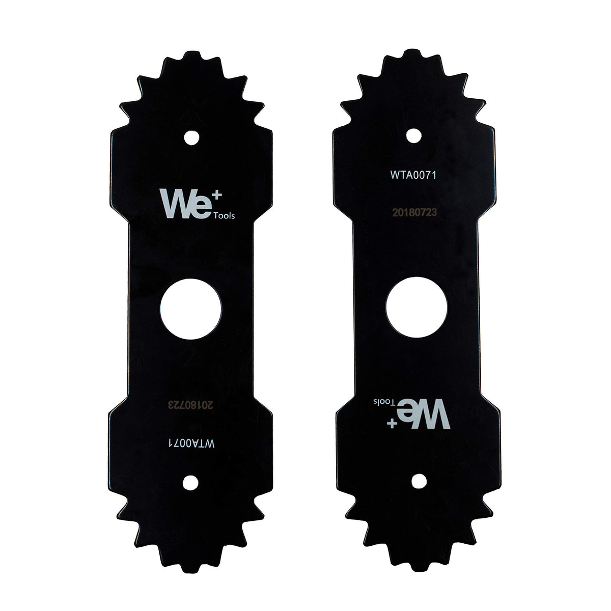 WETOOLPLUS 638006008 heavy-duty edger blades with double sides for longer life.