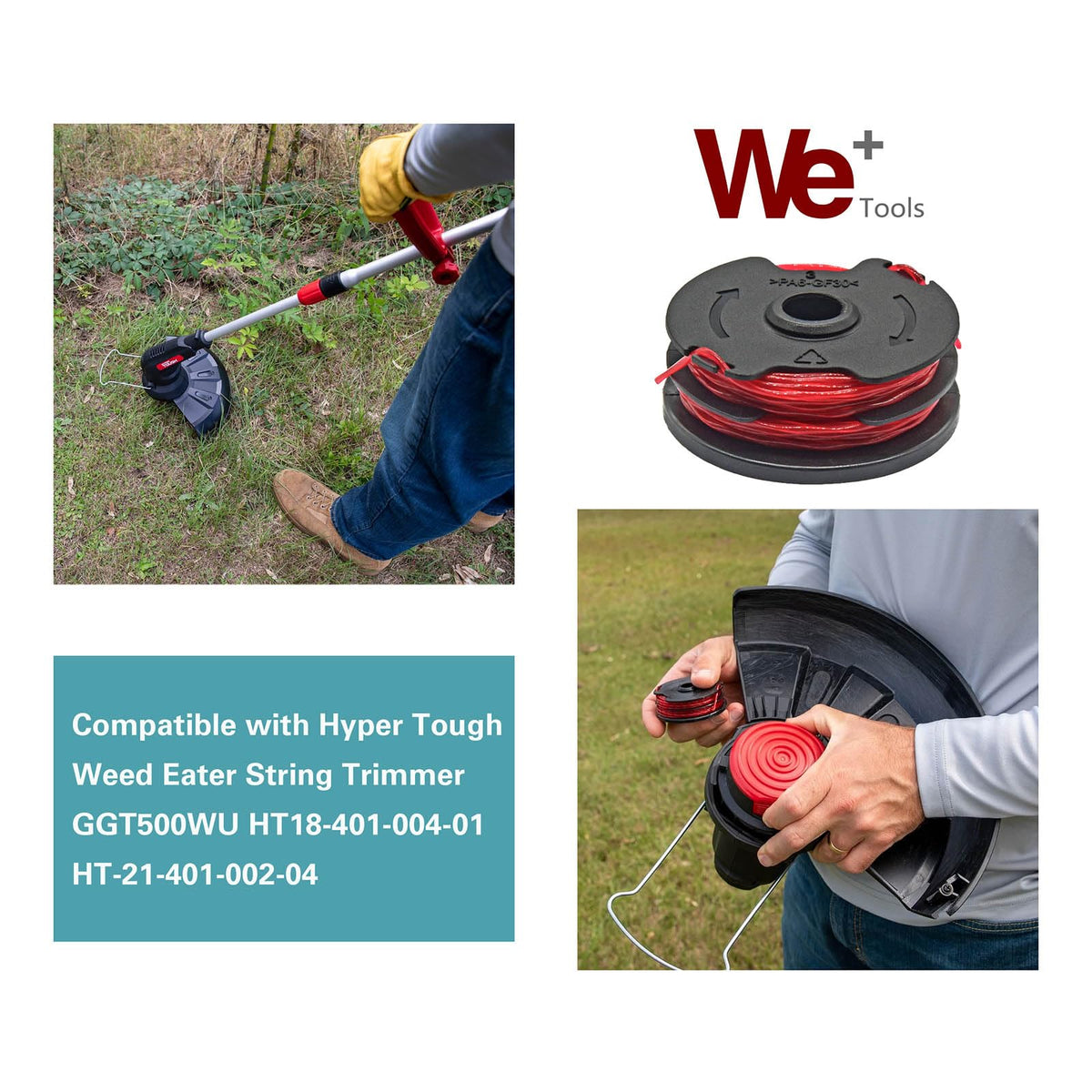 Cap cover included to protect new spools during storage.