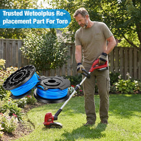 WETOOLPLUS durable spool line for Toro trimmer resists wear and tear.