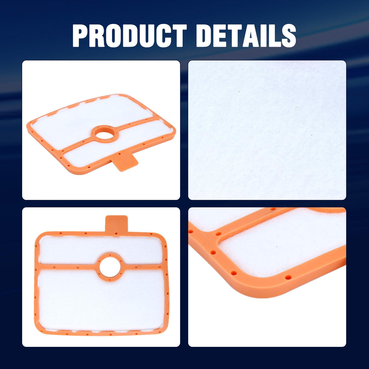 White 535316301 filter for Husqvarna 150BT highlights post-2022 compatibility.