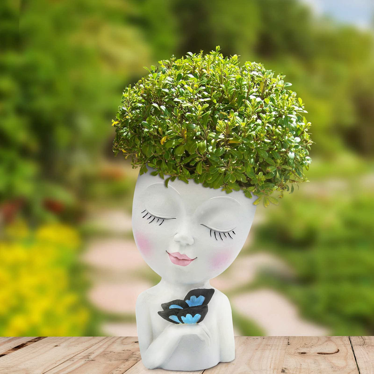 WEWEOW face planter offers DIY decor possibilities