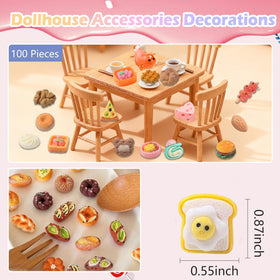 Wewwewa resin cake topper charms for festive dessert displays