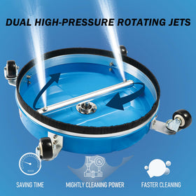 Wexo Palindrog blue stainless-steel body resists rust during cleaning tasks
