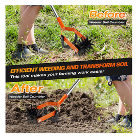 Wexoride garden-use-scenarios showcases versatile tool for beds and lawns.