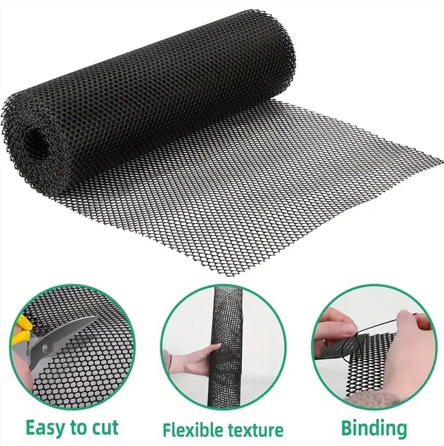 WEYHDDTL durable plastic netting resists wear and weather for long-term use.